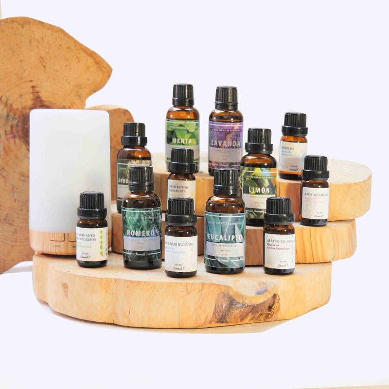 Aceites esenciales y difusor