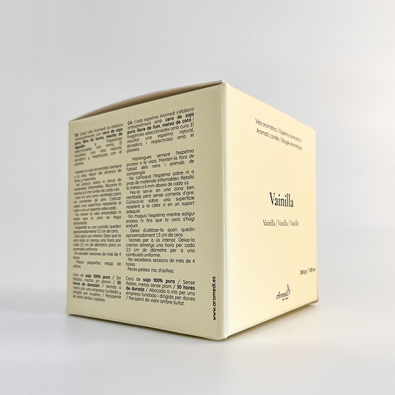 Vela Vainilla - www.lavanda.cat