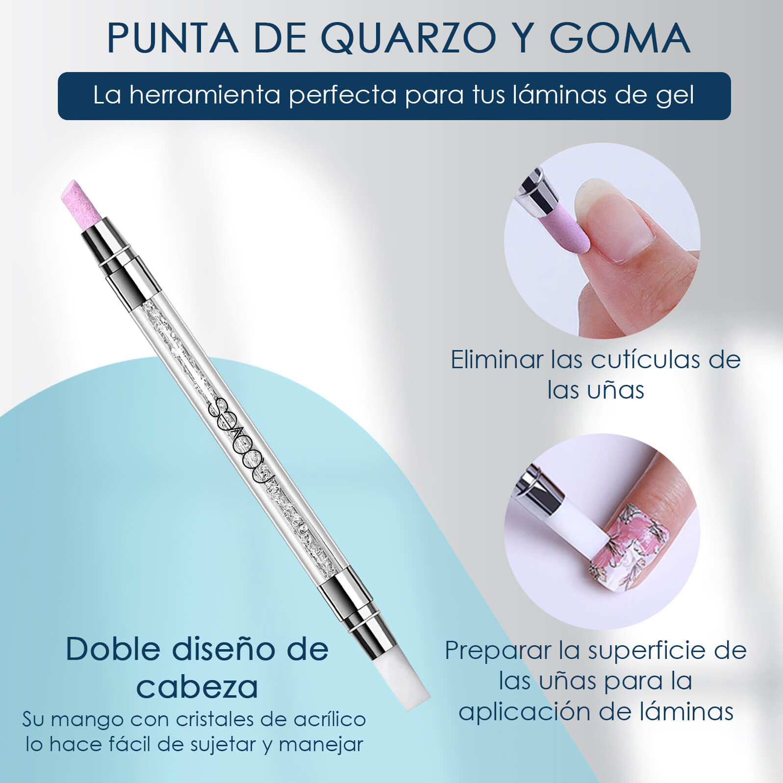 Starter Kit Beauty Nude - Pack de Iniciación con Top Coat - Powder Blush - Nude Baby Boomer