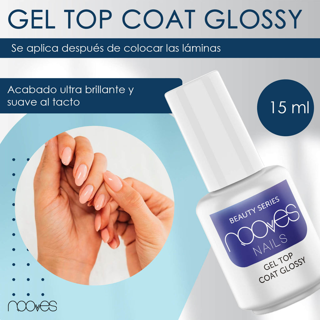 Starter Kit Beauty Nude - Pack de Iniciación con Top Coat - Powder Blush - Nude Baby Boomer