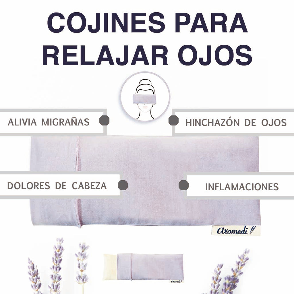 Cojín Ojos Relax Colores - www.lavanda.cat