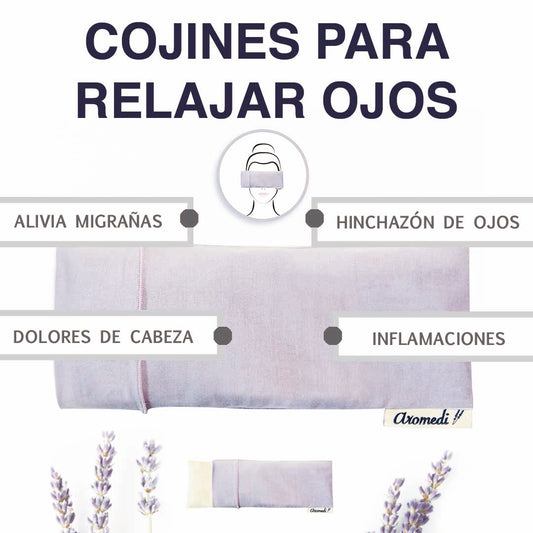Cojín Ojos Relax Colores - www.lavanda.cat