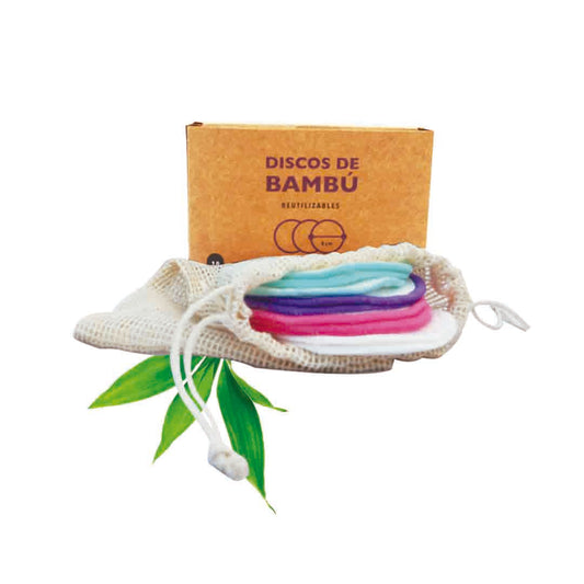 Discos de Bambú Reutilizables - www.lavanda.cat
