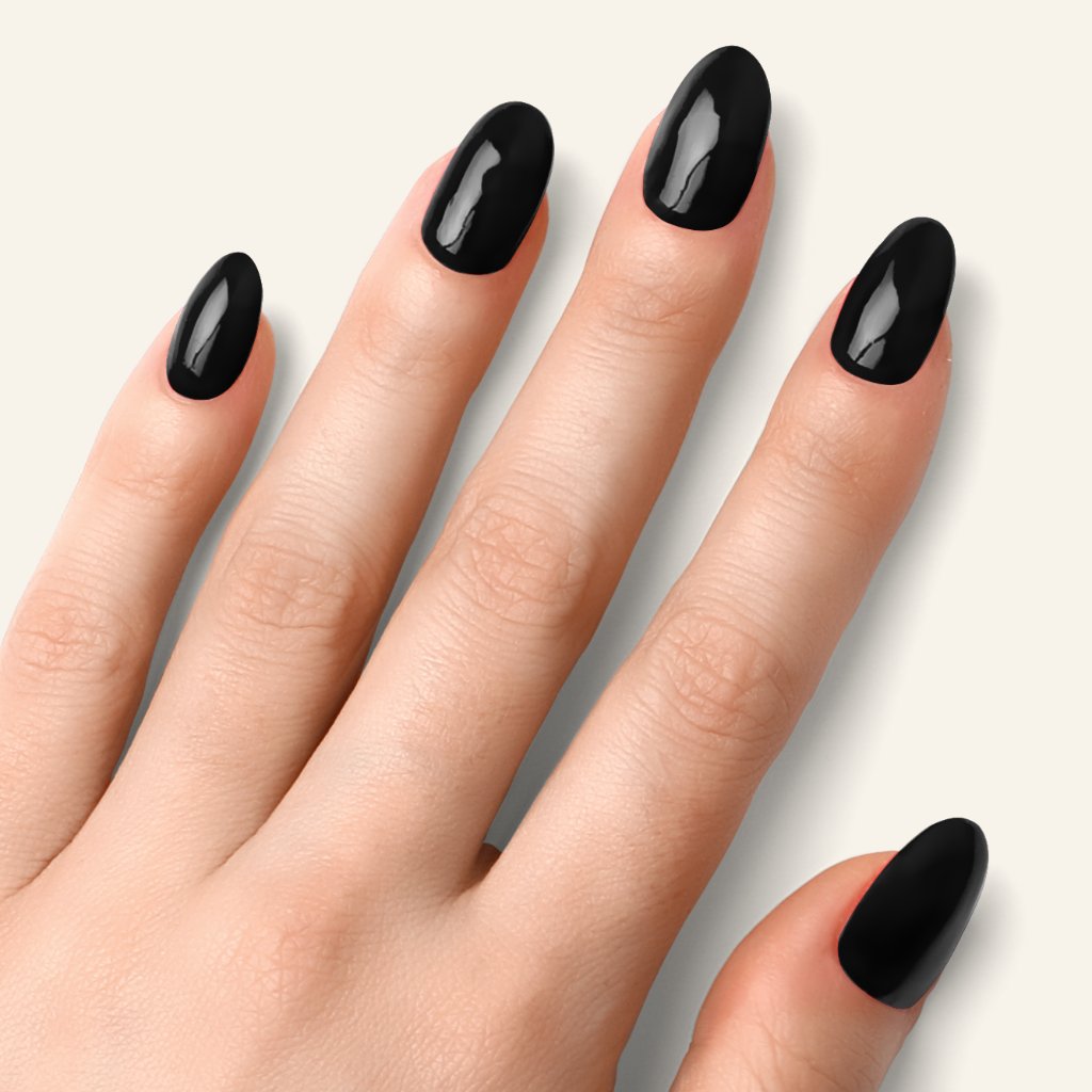 Starter Kit Midnight Noir – Pack de Manicura y Pedicura Negras con Top Coat