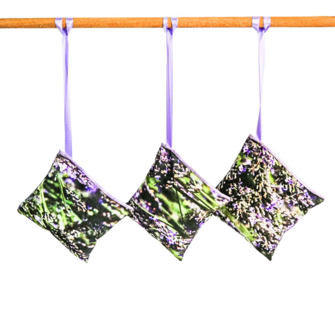 Saquitos de Lavanda con cinta colgante - www.lavanda.cat