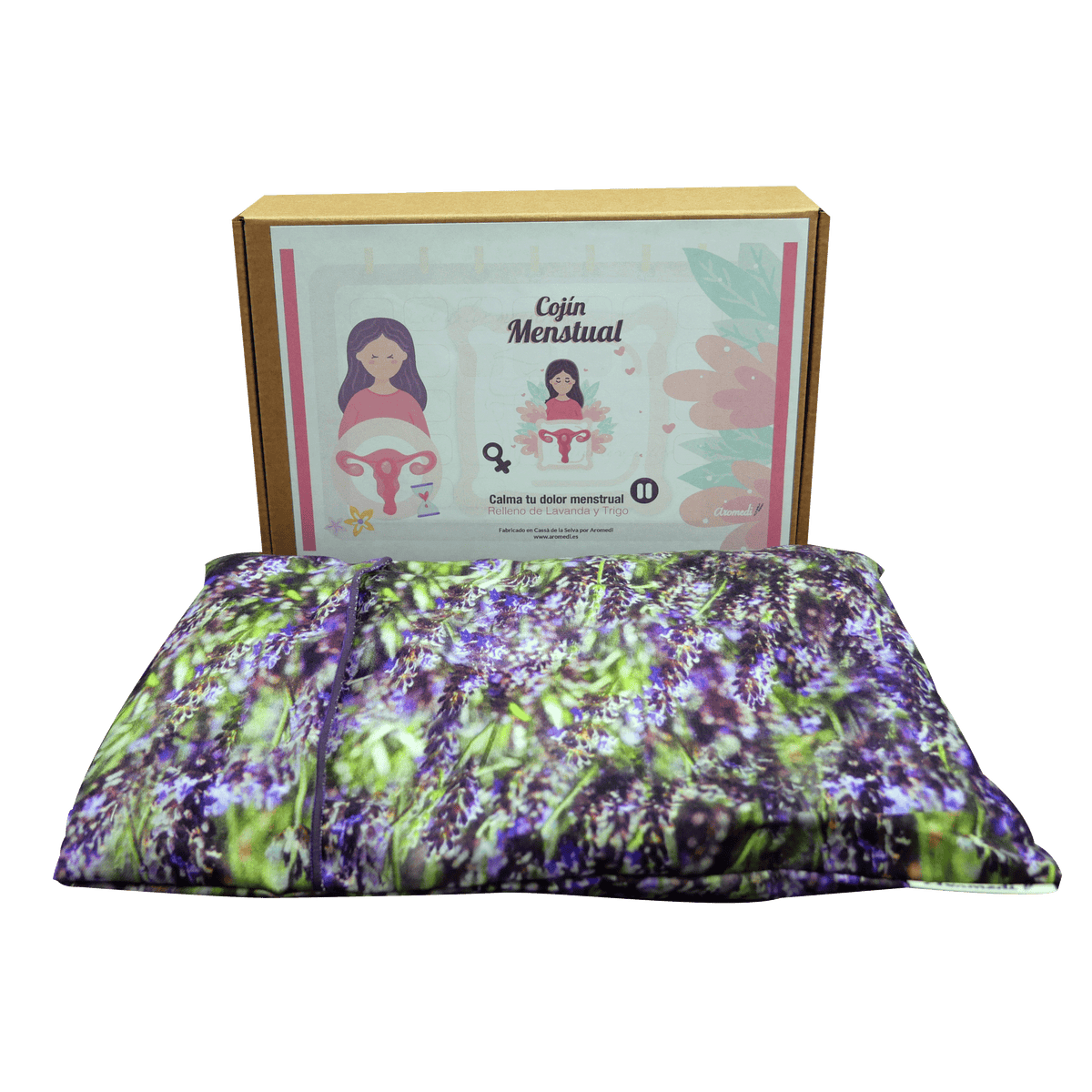 Cojín para el Dolor Menstrual estampado - www.lavanda.cat